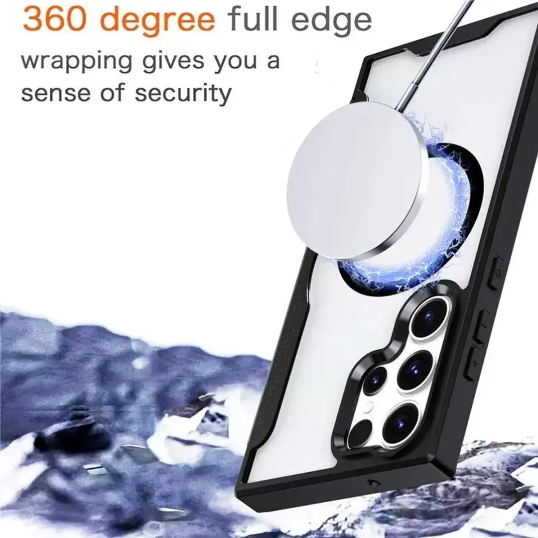 Selected Portemonnee Hoesje Samsung Galaxy S24 Ultra - MagSafe Rood