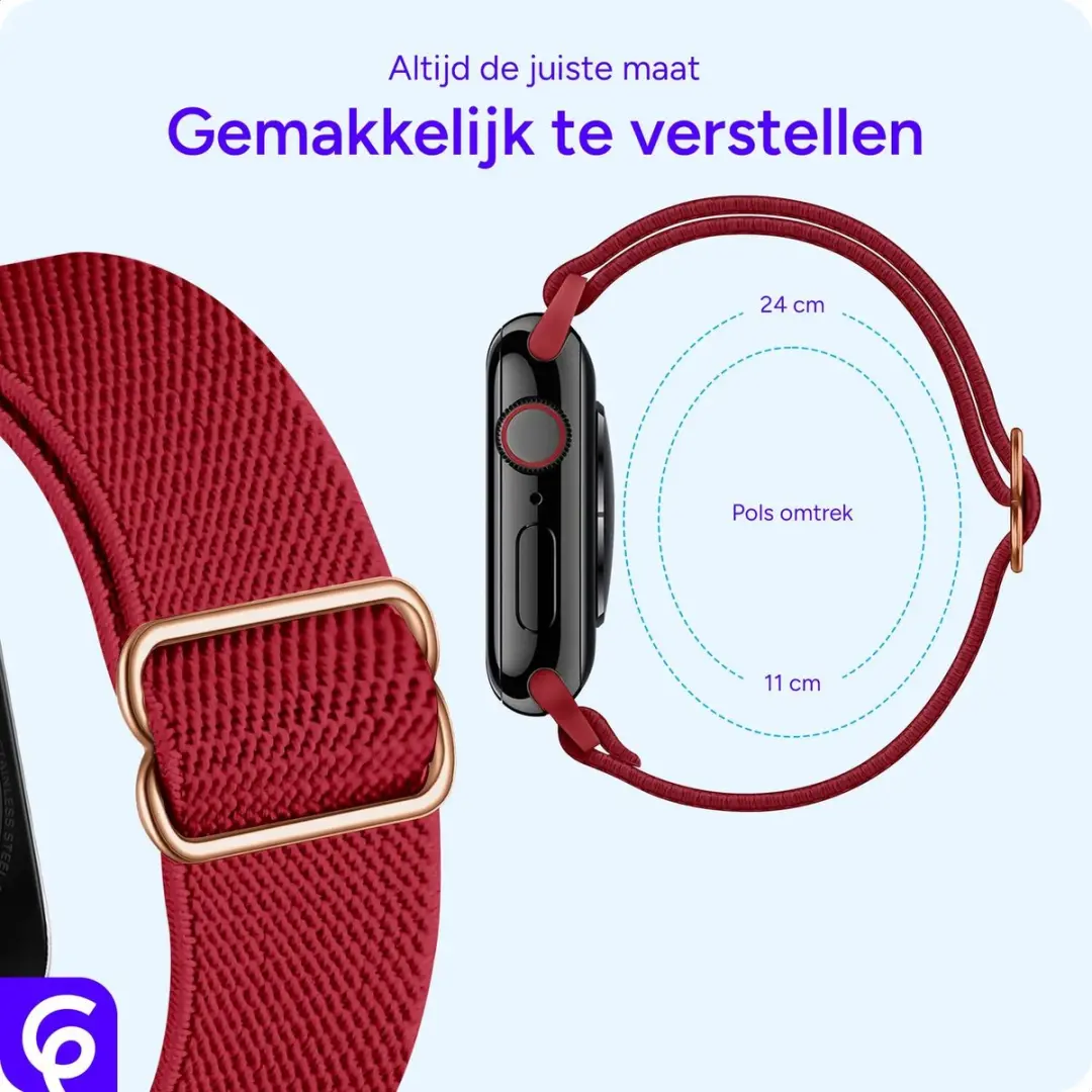 Selected SBG Nylon Horlogebandjes Apple Watch - 10 Stuks - 38-42mm - Meerdere Kleuren