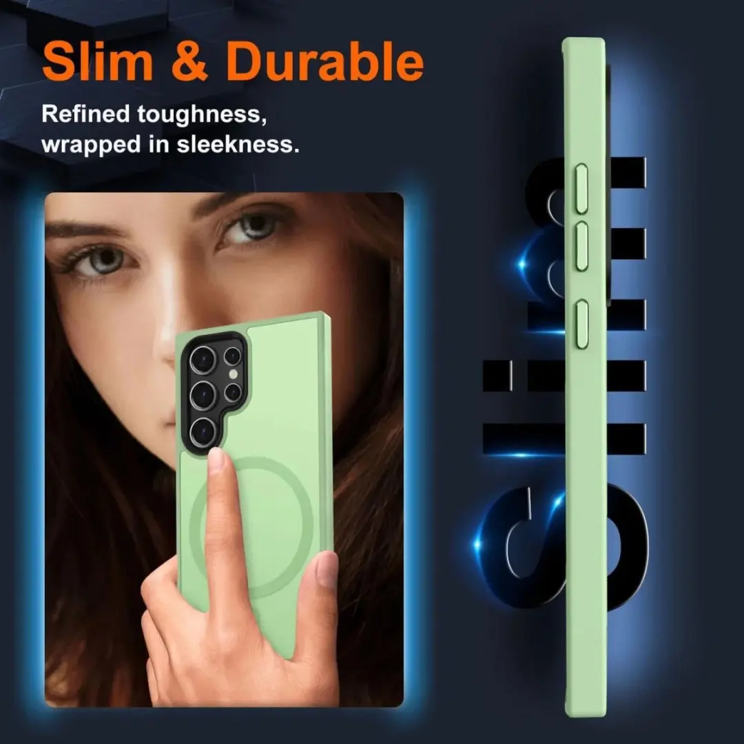 Selected Hoesje Samsung Galaxy S24 Ultra MagSafe - Groen - afbeelding 6 van 6