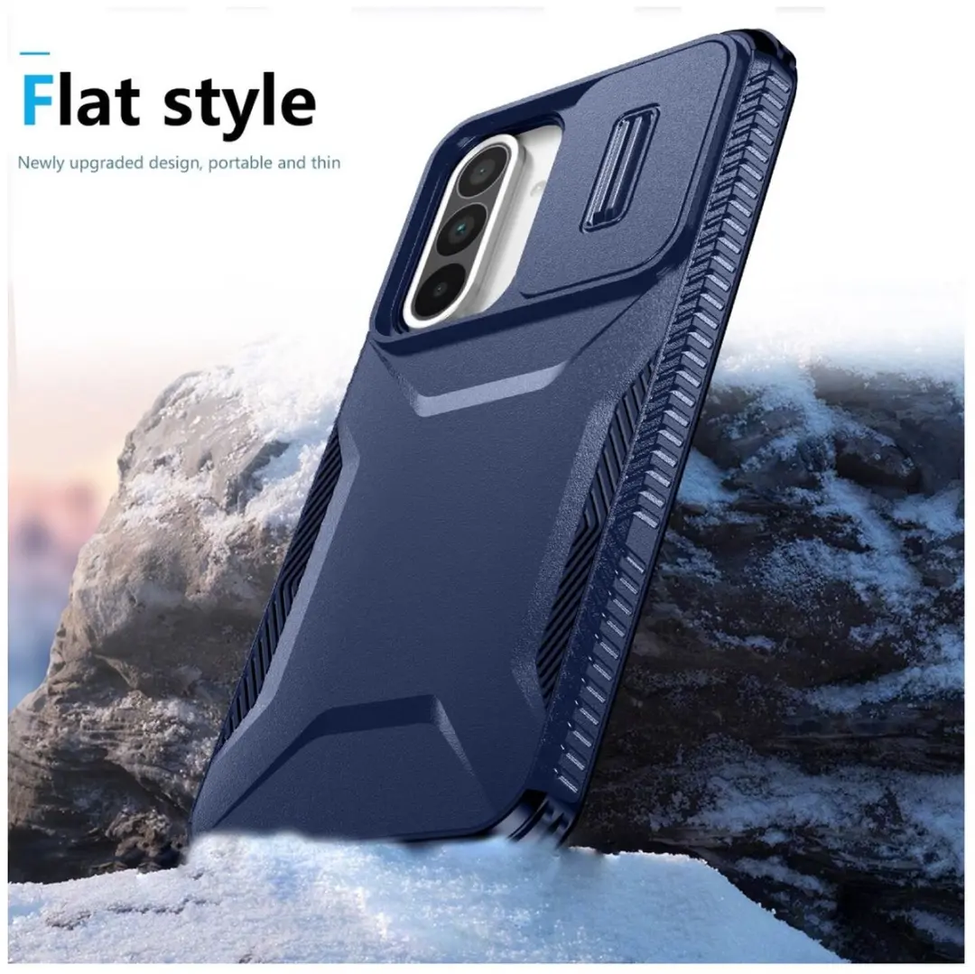 Selected Hoesje Samsung Galaxy A56/A36/A37 Camera Slider Blauw - afbeelding 6 van 6