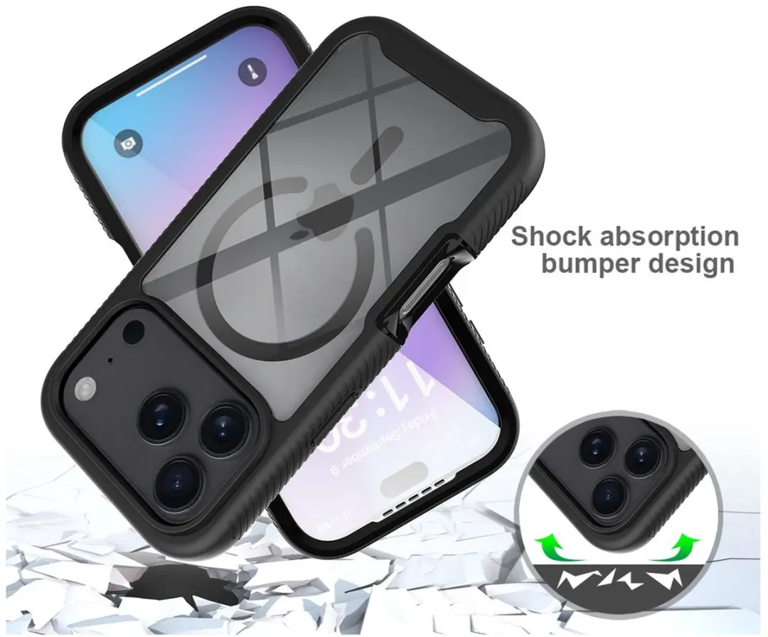 Selected iPhone 17 Pro Hoesje met Screenprotector - MagSafe - Zwart - afbeelding 6 van 6