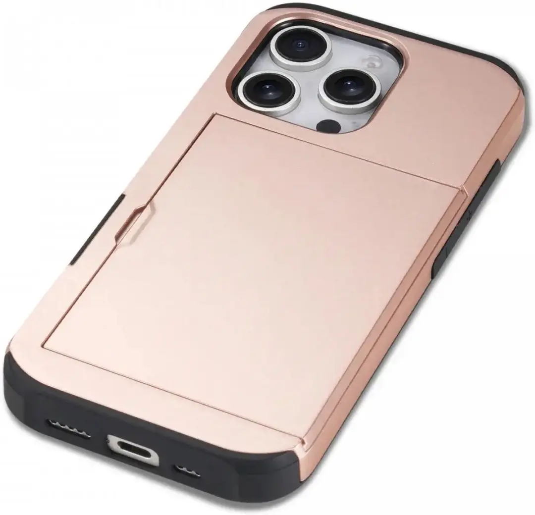 Selected Hoesje iPhone 16 Pro Max Roze - 2 Pasjes