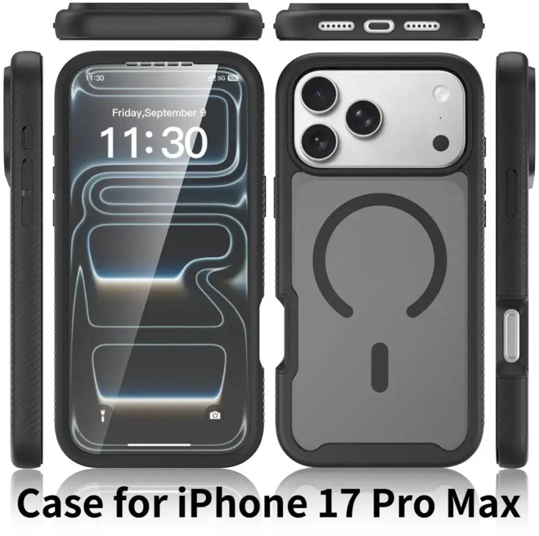 Selected Hoesje iPhone 17 Pro Max Matte Zwart - MagSafe - afbeelding 6 van 6