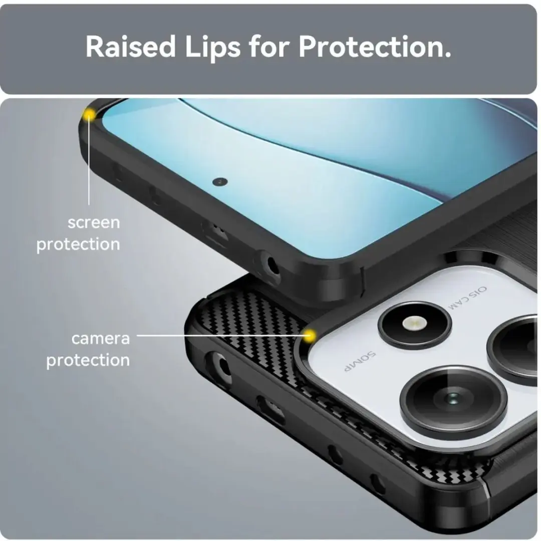 Selected TPU Hoesje Xiaomi Redmi Note 14 5G - Zwart