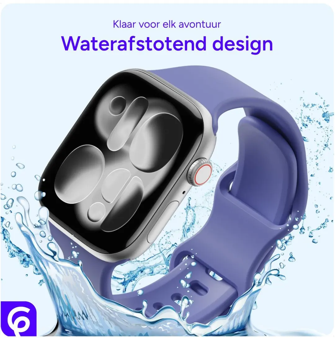 Selected SBG Siliconen Horlogeband Apple Watch SE 3 40mm - Lavender