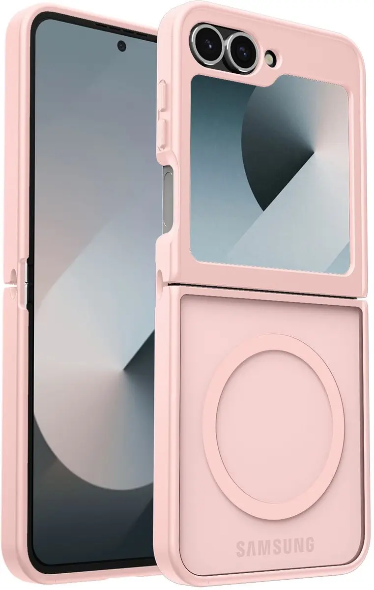 Selected Hoesje Samsung Galaxy Z Flip 6/7 FE MagSafe Roze - Mat - afbeelding 6 van 6