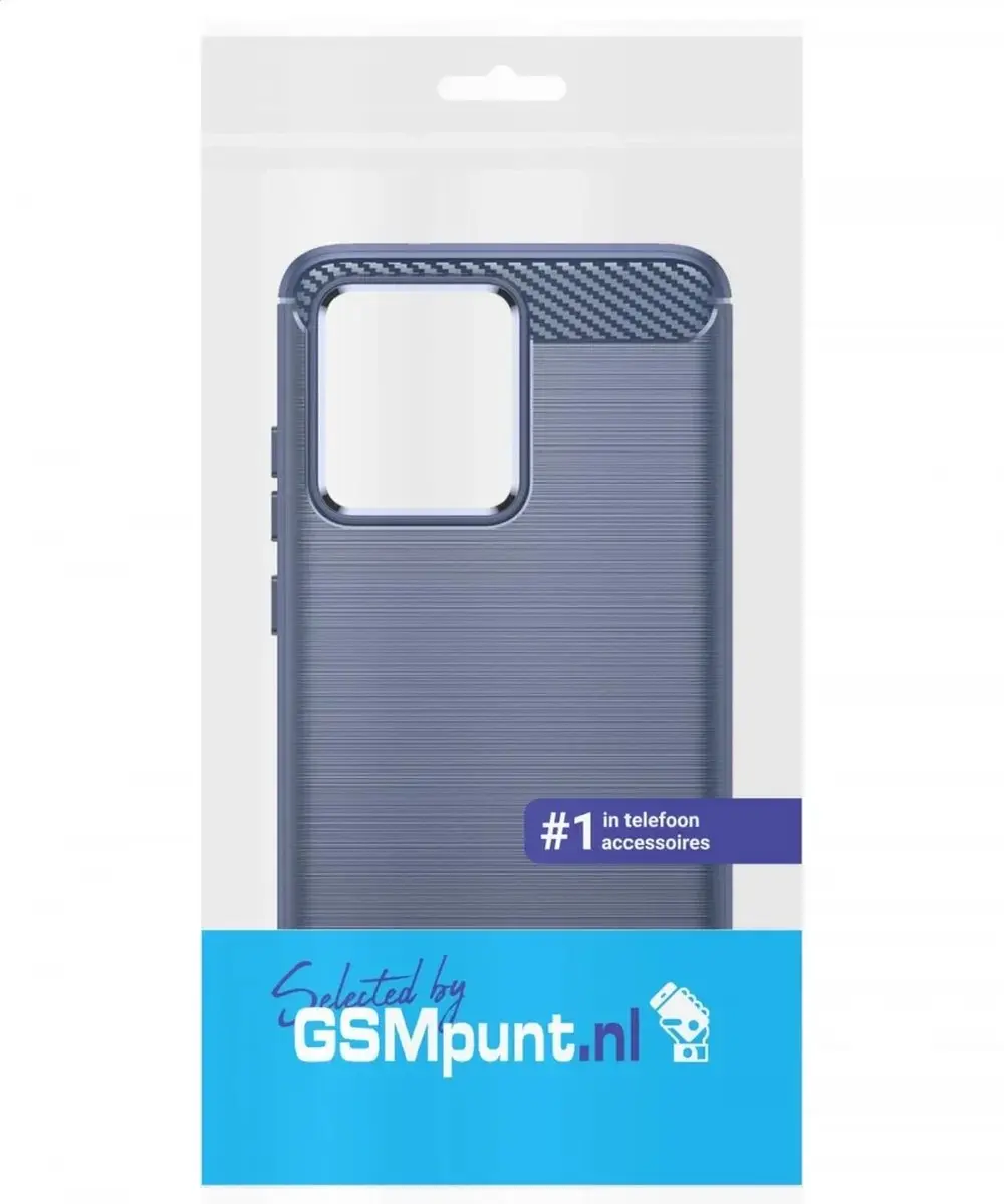 Selected TPU Hoesje Motorola Moto G85 - Blauw