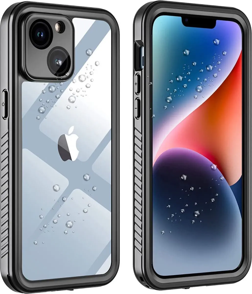 Selected SBG Outdoor Case iPhone 14 Plus - Waterdicht Transparant Zwart