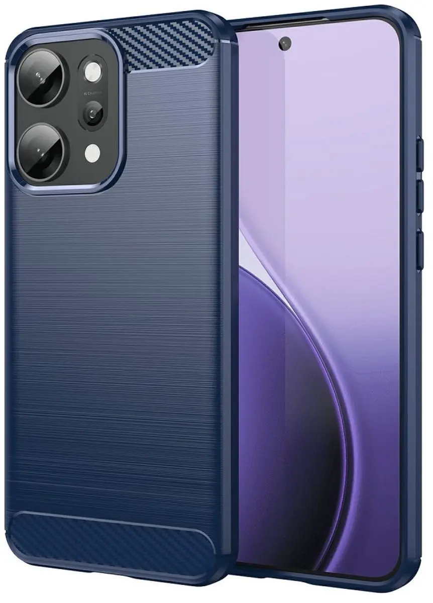 Selected Geborsteld TPU Hoesje Oppo Reno 14 Pro