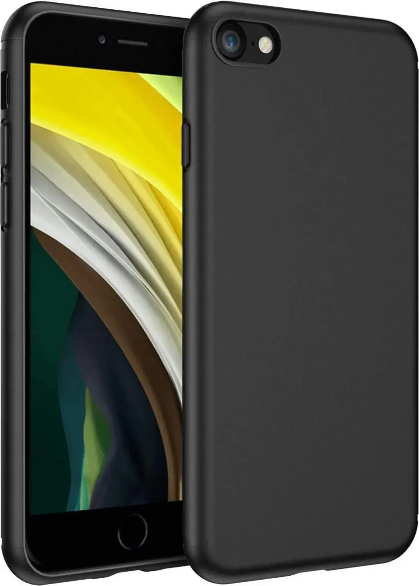 Selected by GSMpunt Transparant TPU Hoesje iPhone SE (2020/2022) - Zwart
