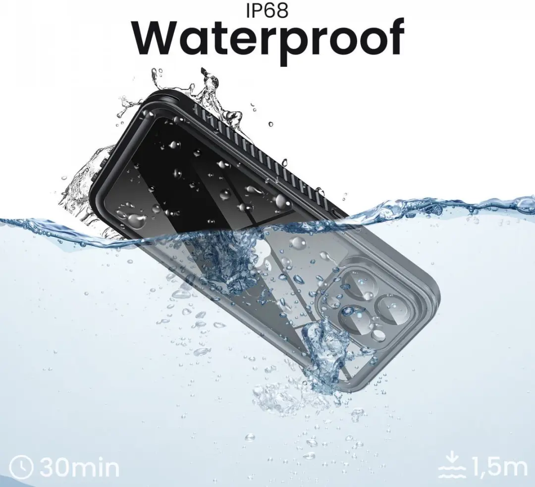 Selected SBG Outdoor Case iPhone 15 Pro Max - Waterdicht Zwart