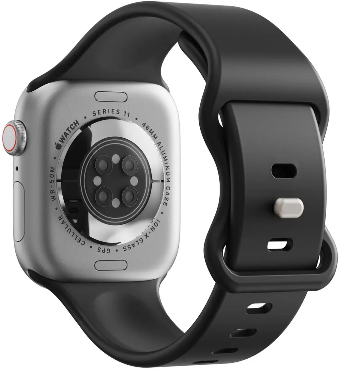 Selected SBG Siliconen Bandjes 6-pack - Apple Watch 38-42mm - Donker - afbeelding 6 van 6