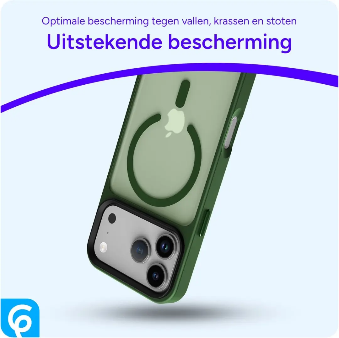 Selected iPhone 17 Pro Hoesje - Donker Groen - MagSafe