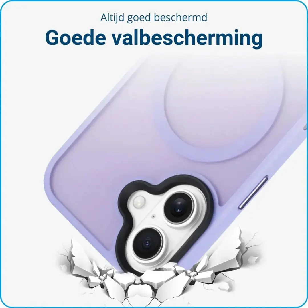 Selected iPhone 16 Hoesje - MagSafe - Paars - Matte