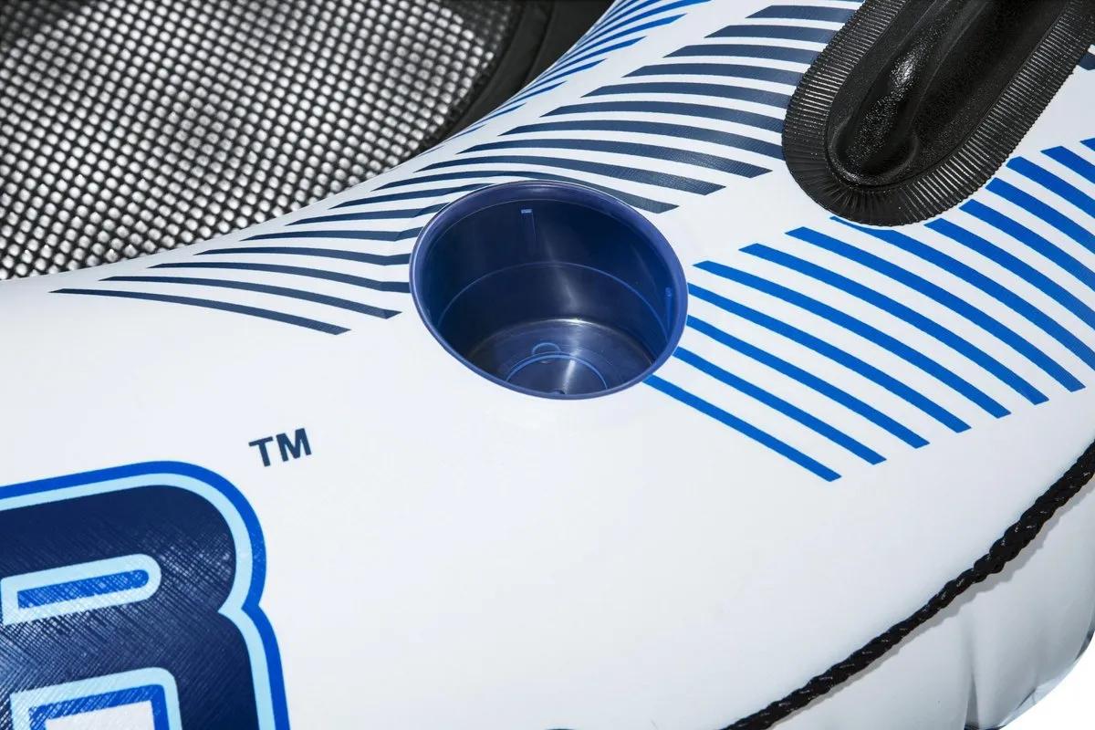 Bestway Zwemband 70.350.66.408 - Rugsteun & Bekerhouders - Wit/Blauw