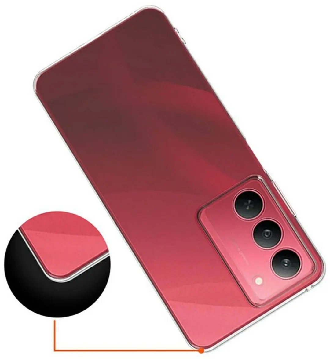 Selected Transparant TPU Hoesje Realme 14X