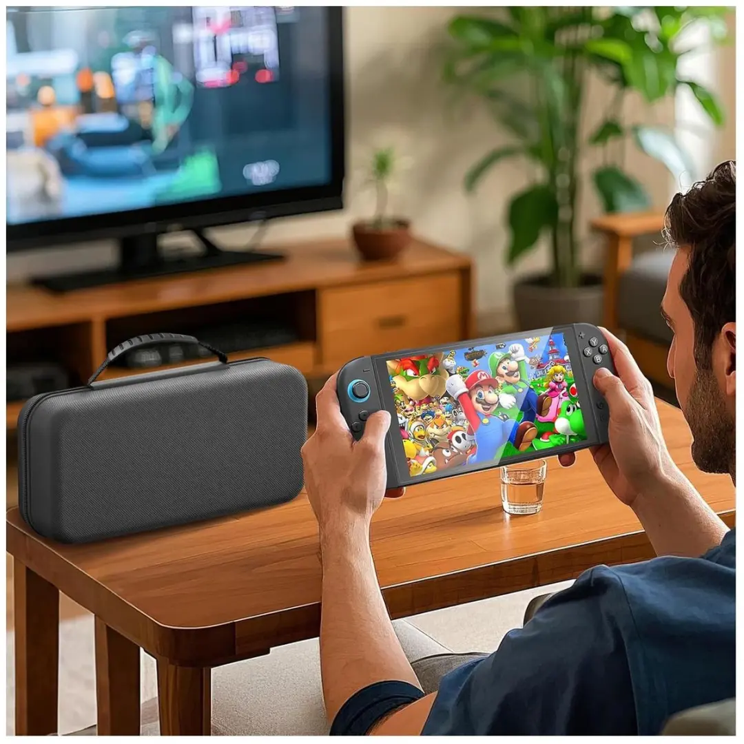 Selected by GSMpunt Nintendo Switch 2 Hoesje - 24 Gamecards & Accessoires - Zwart