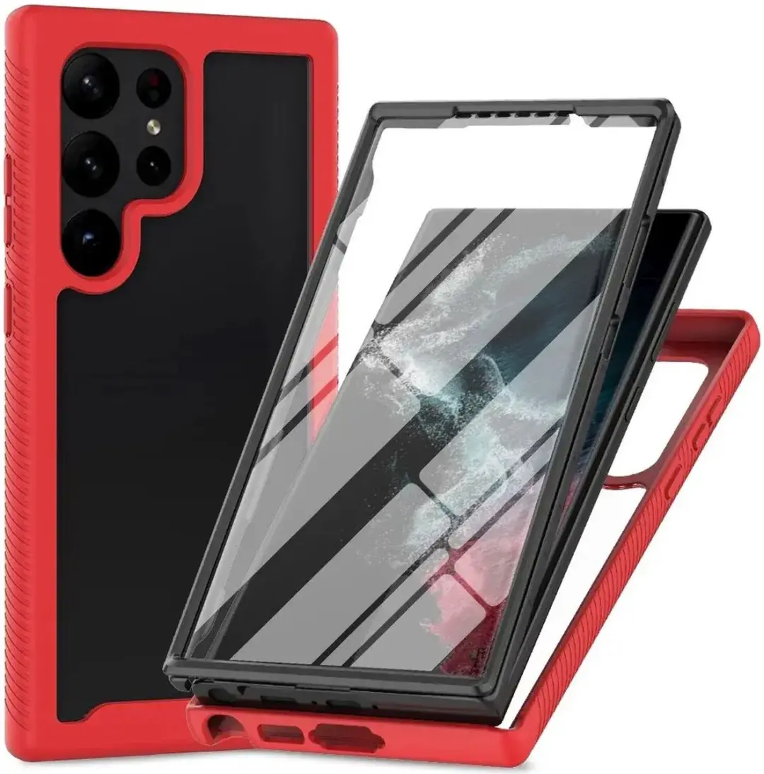 Selected Hoesje Samsung Galaxy S24 Ultra - Rood
