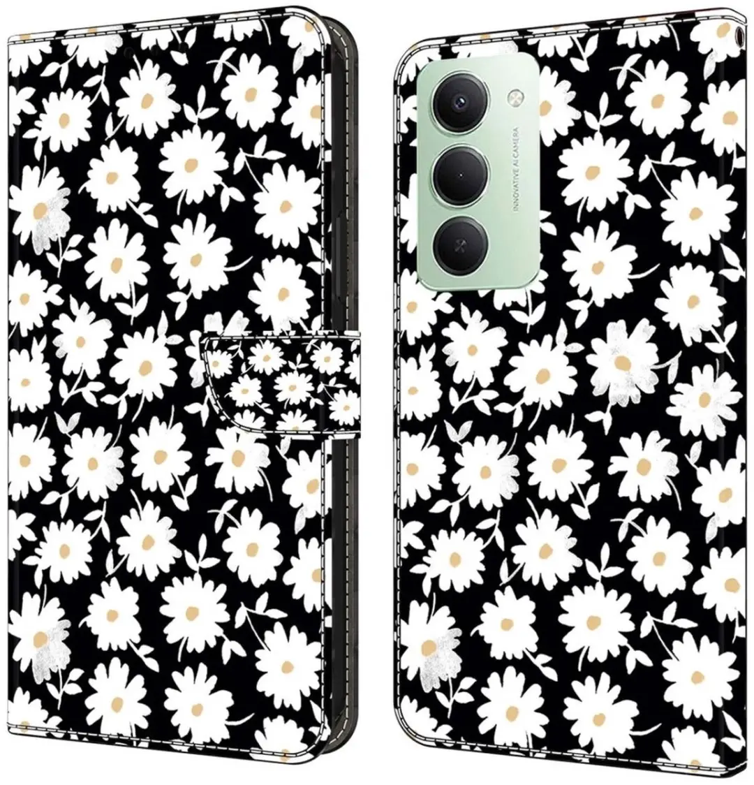 Selected Xiaomi Redmi 15 Hoesje Bloem Print
