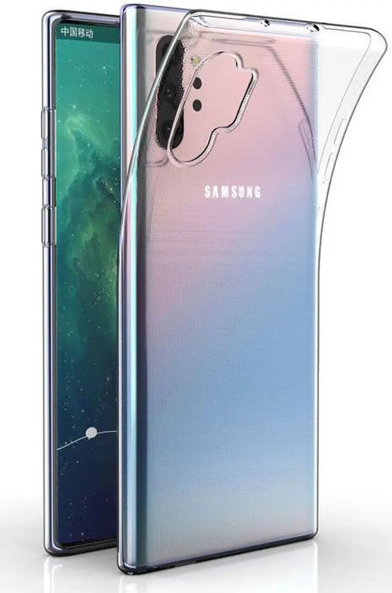 Selected Transparant TPU Hoesje Samsung Galaxy Note 10 Plus