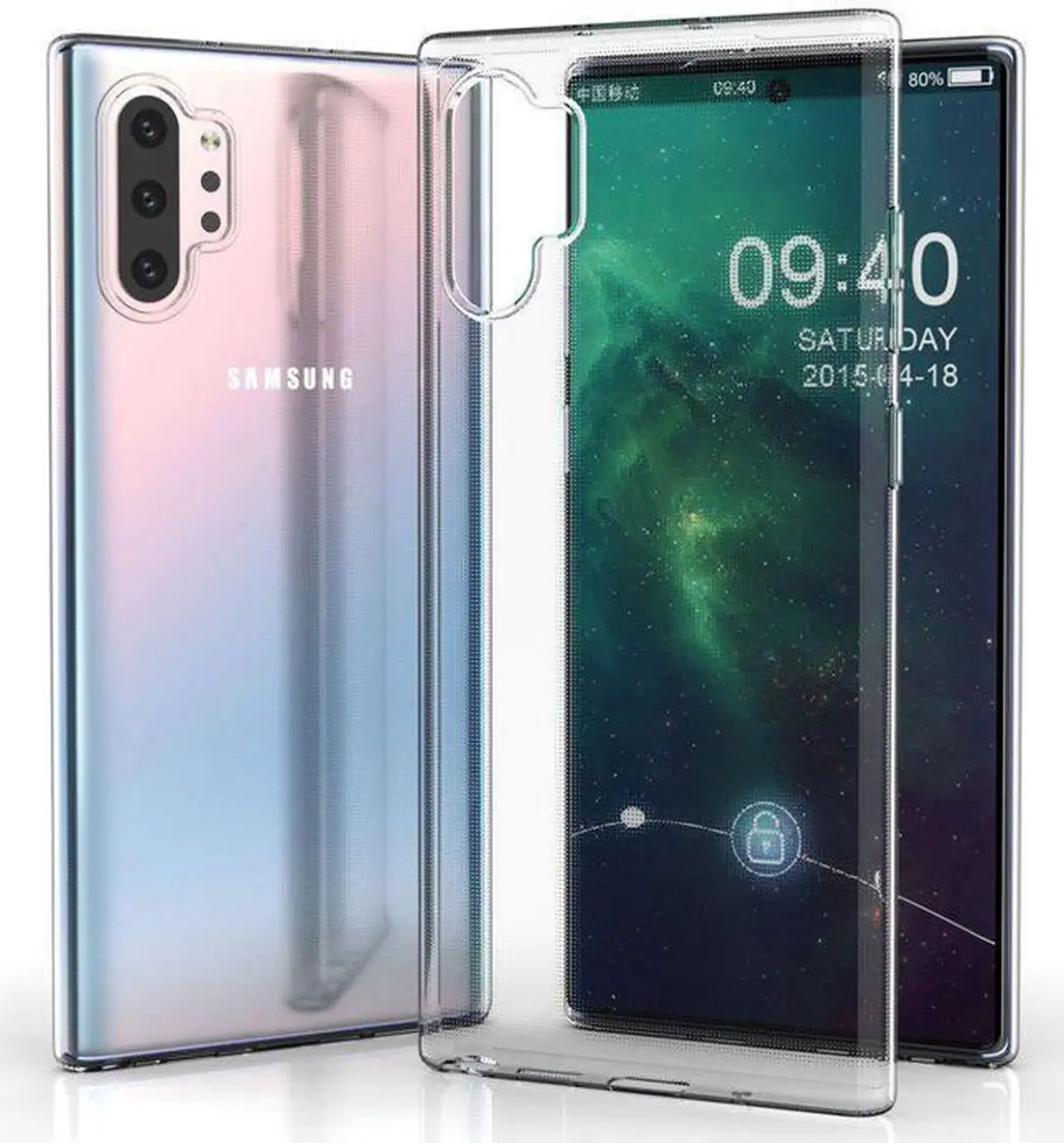 Selected Transparant TPU Hoesje Samsung Galaxy Note 10 Plus