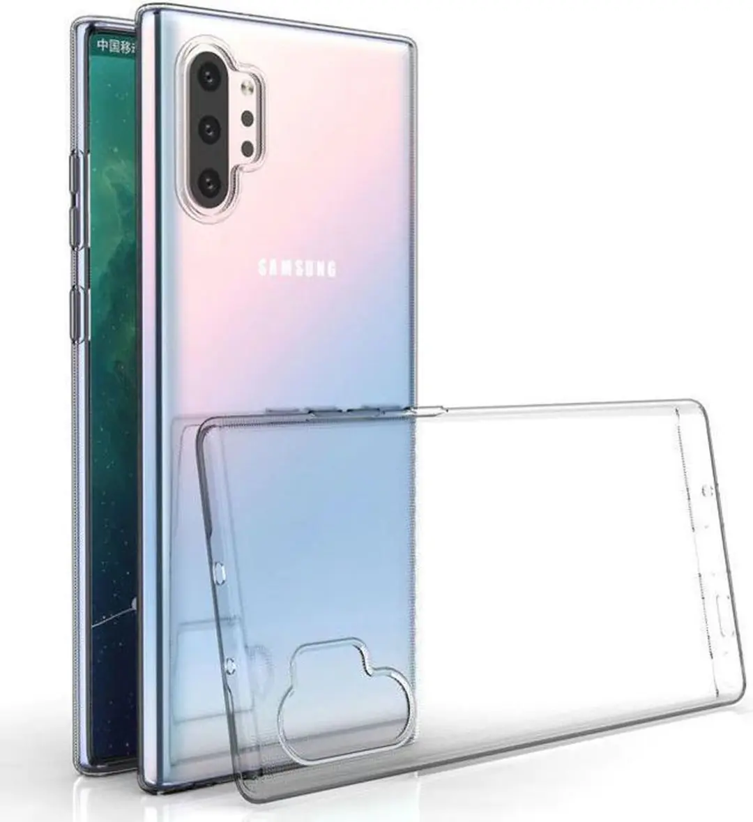 Selected Transparant TPU Hoesje Samsung Galaxy Note 10 Plus