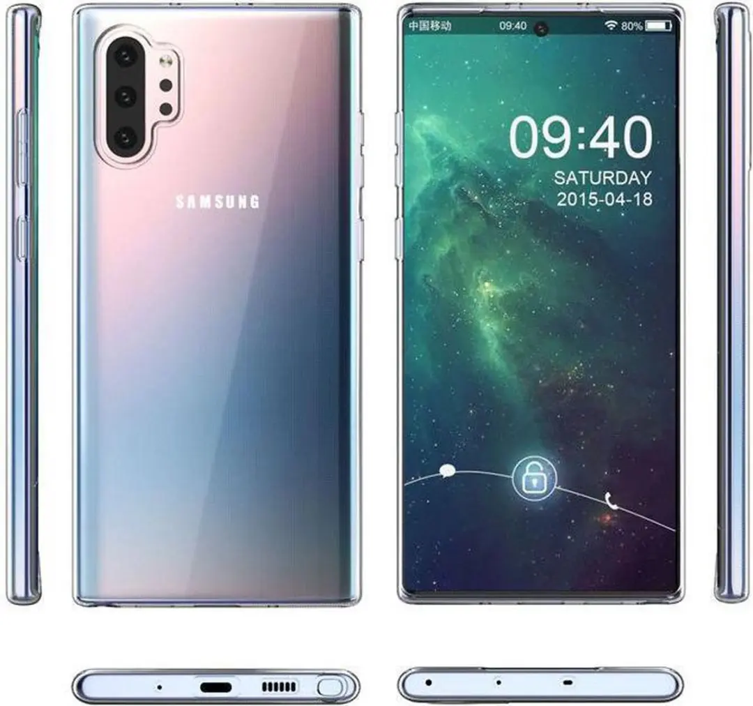 Selected Transparant TPU Hoesje Samsung Galaxy Note 10 Plus - afbeelding 6 van 6