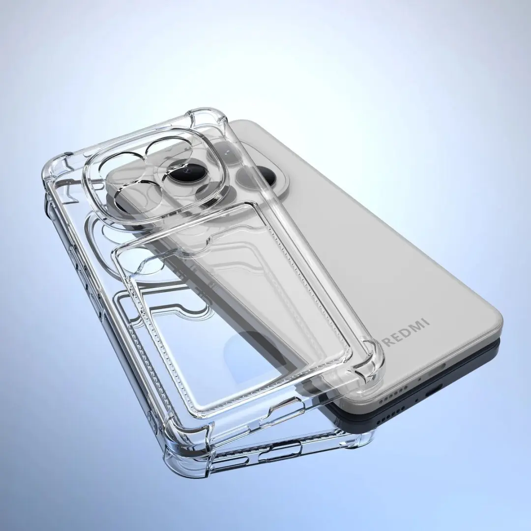 Selected Transparant Hoesje Xiaomi Redmi Note 15 Pro 4G - Pasjeshouder