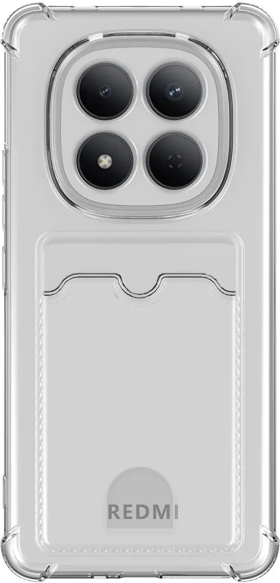 Selected Transparant Hoesje Xiaomi Redmi Note 15 Pro 4G - Pasjeshouder - afbeelding 6 van 6