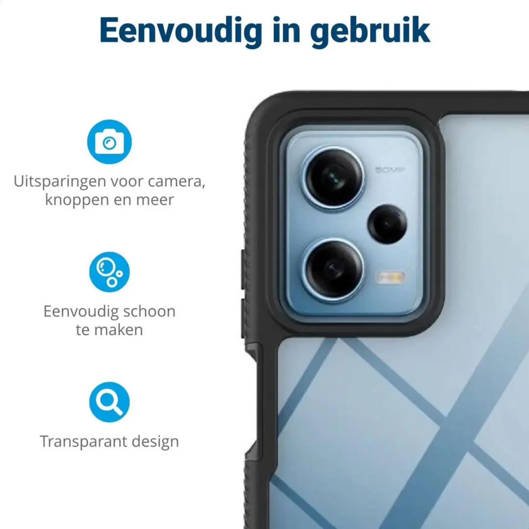 Selected by GSMpunt Xiaomi Redmi Note 12 Pro 5G/Poco X5 Pro Hoesje Blauw