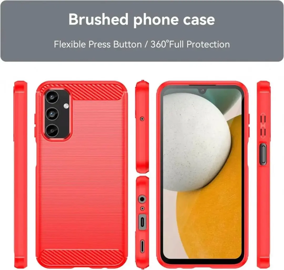 Selected TPU Hoesje Samsung Galaxy A15 - Rood