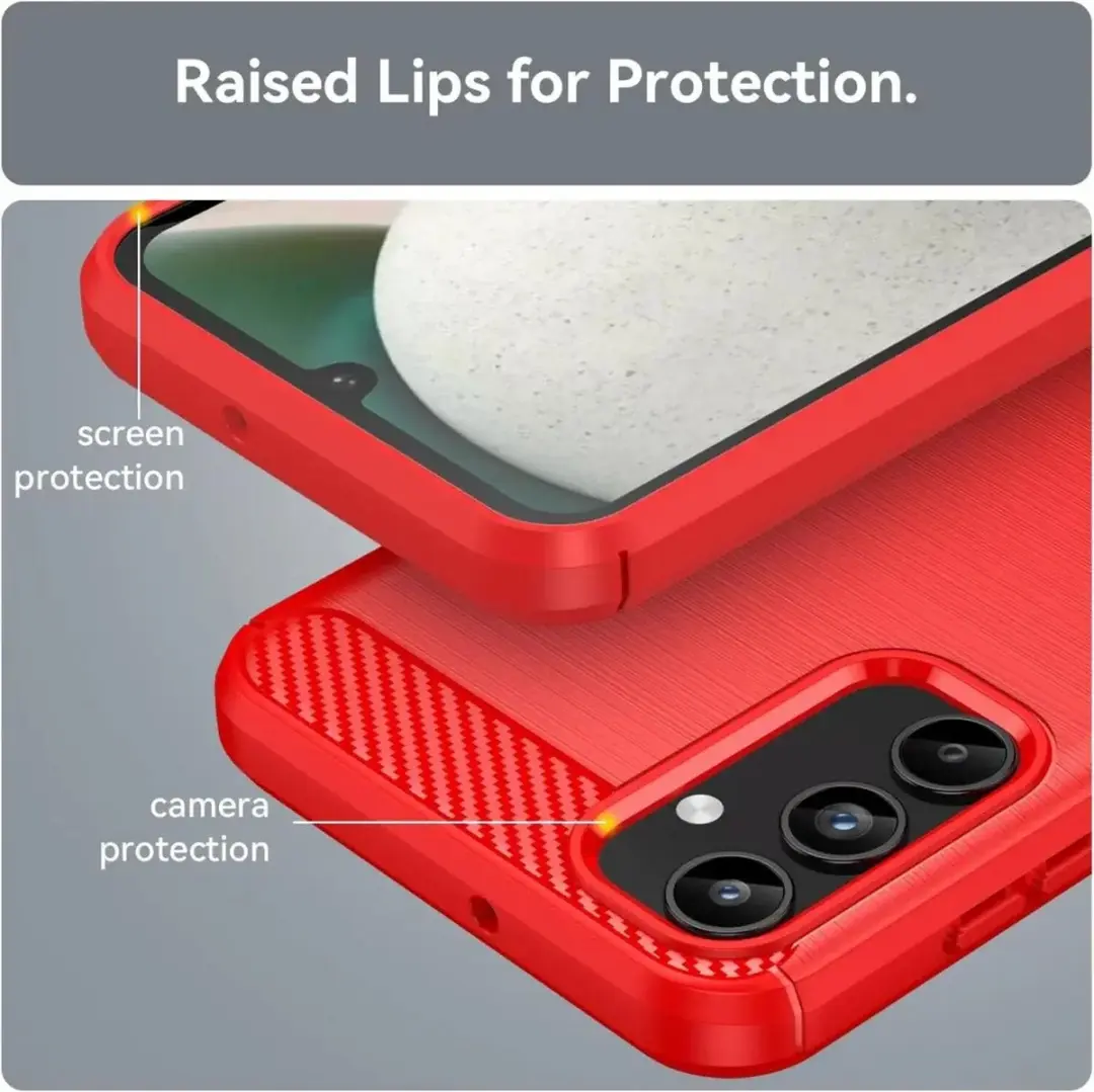 Selected TPU Hoesje Samsung Galaxy A15 - Rood