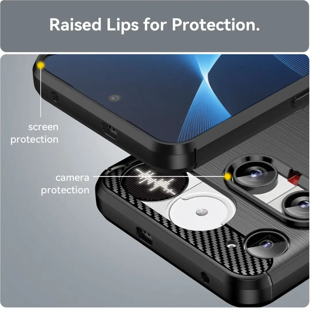 Selected TPU Hoesje Nothing Phone (3) - Zwart