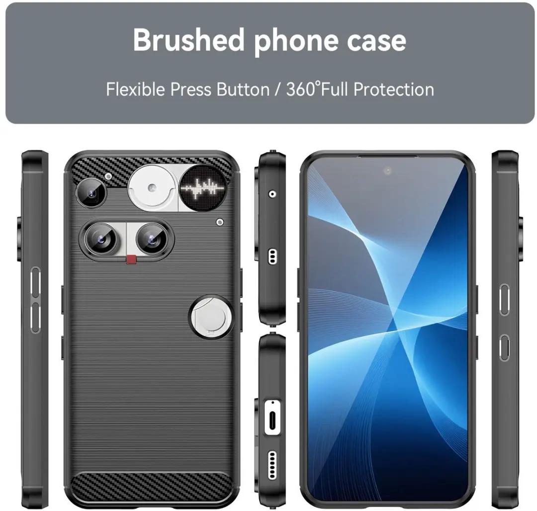 Selected TPU Hoesje Nothing Phone (3) - Zwart - afbeelding 6 van 6