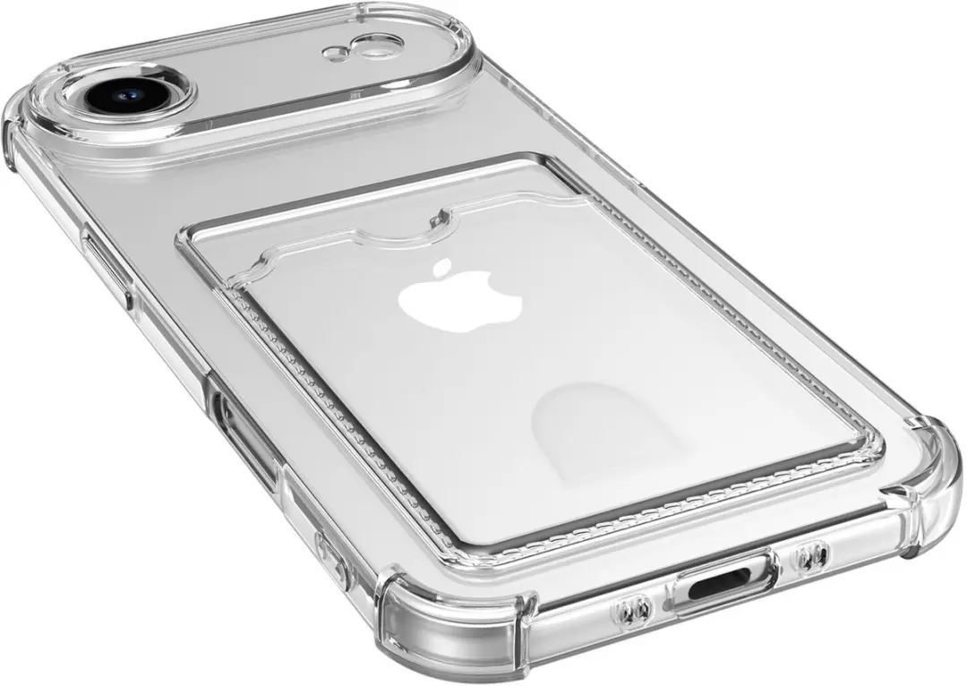 Selected Transparant iPhone Air Hoesje - Pasjeshouder Achterkant - afbeelding 6 van 6