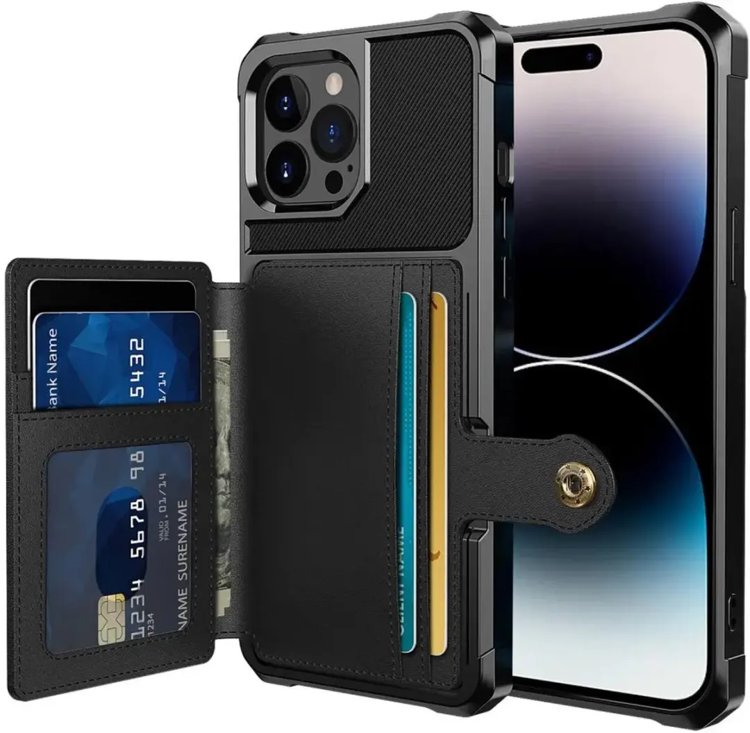 Selected Portemonnee Hoesje iPhone 14 Pro