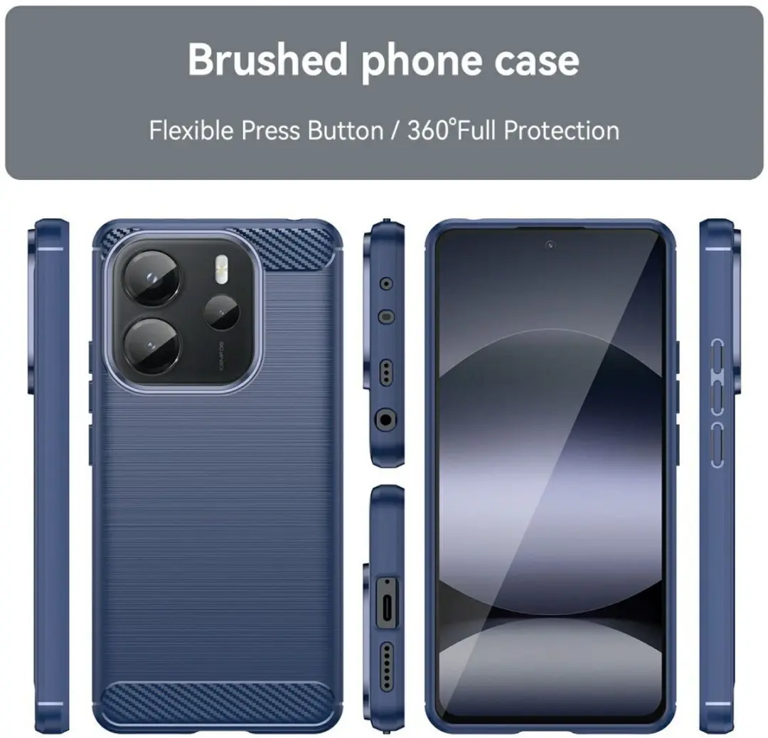 Selected TPU Hoesje Xiaomi Redmi Note 14S - Blauw