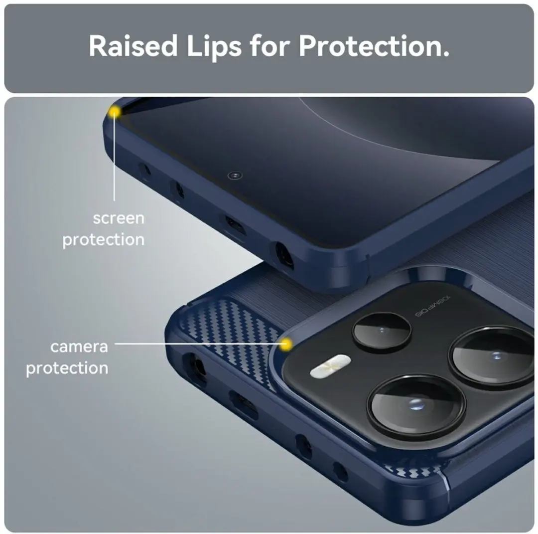 Selected TPU Hoesje Xiaomi Redmi Note 14S - Blauw