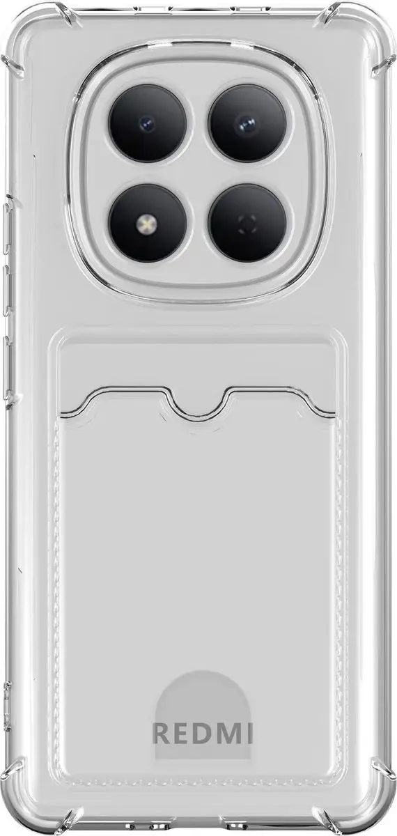Selected Transparant Hoesje Xiaomi Redmi Note 15 4G - Pasjeshouder