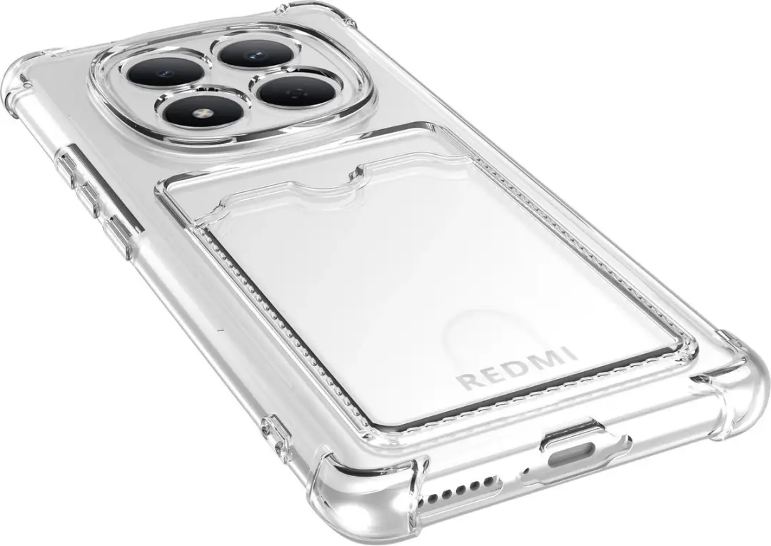 Selected Transparant Hoesje Xiaomi Redmi Note 15 4G - Pasjeshouder