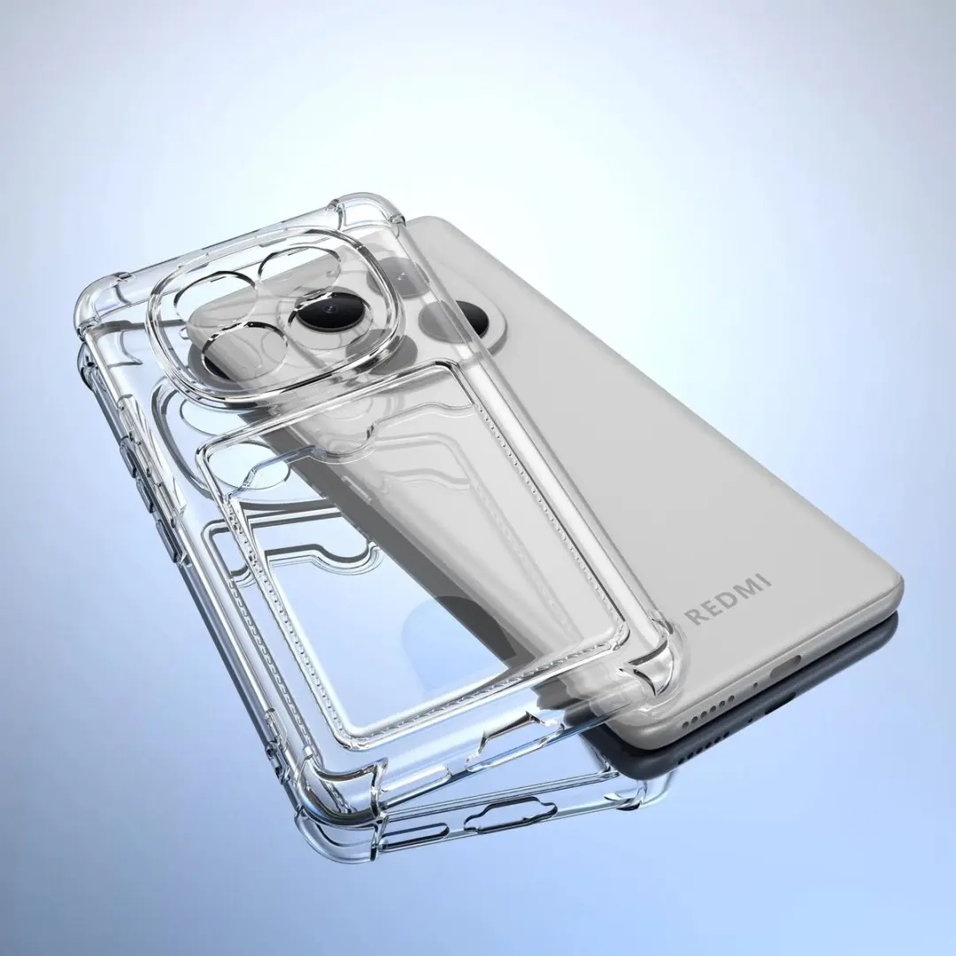 Selected Transparant Hoesje Xiaomi Redmi Note 15 4G - Pasjeshouder