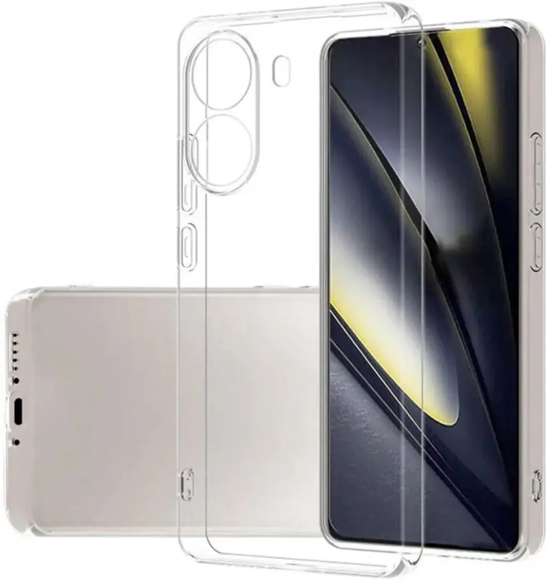 Selected Transparant TPU Hoesje Xiaomi Poco X7 Pro