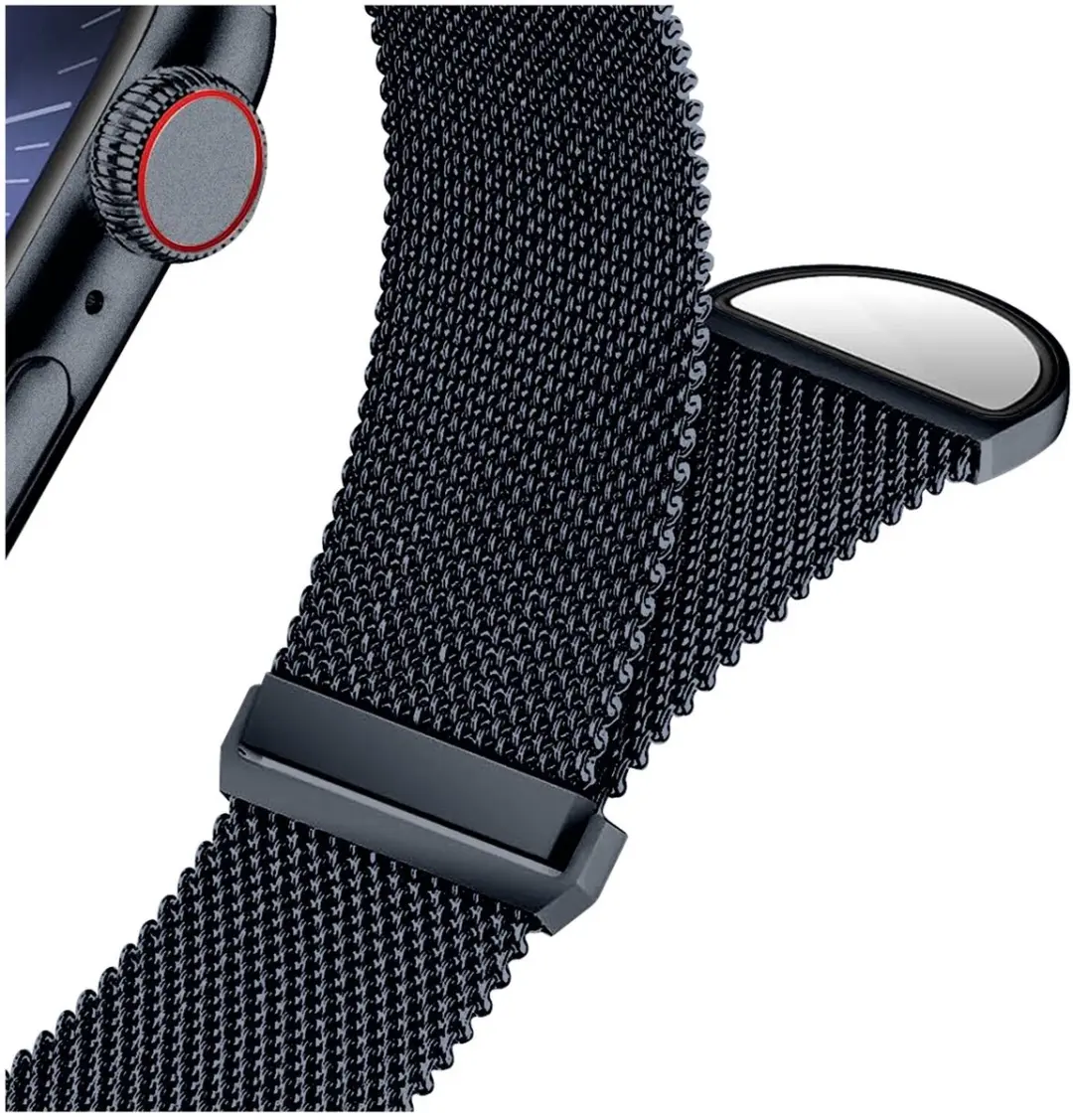 Selected SBG Milanees Horlogebandje Apple Watch - 38-42mm - Blauw