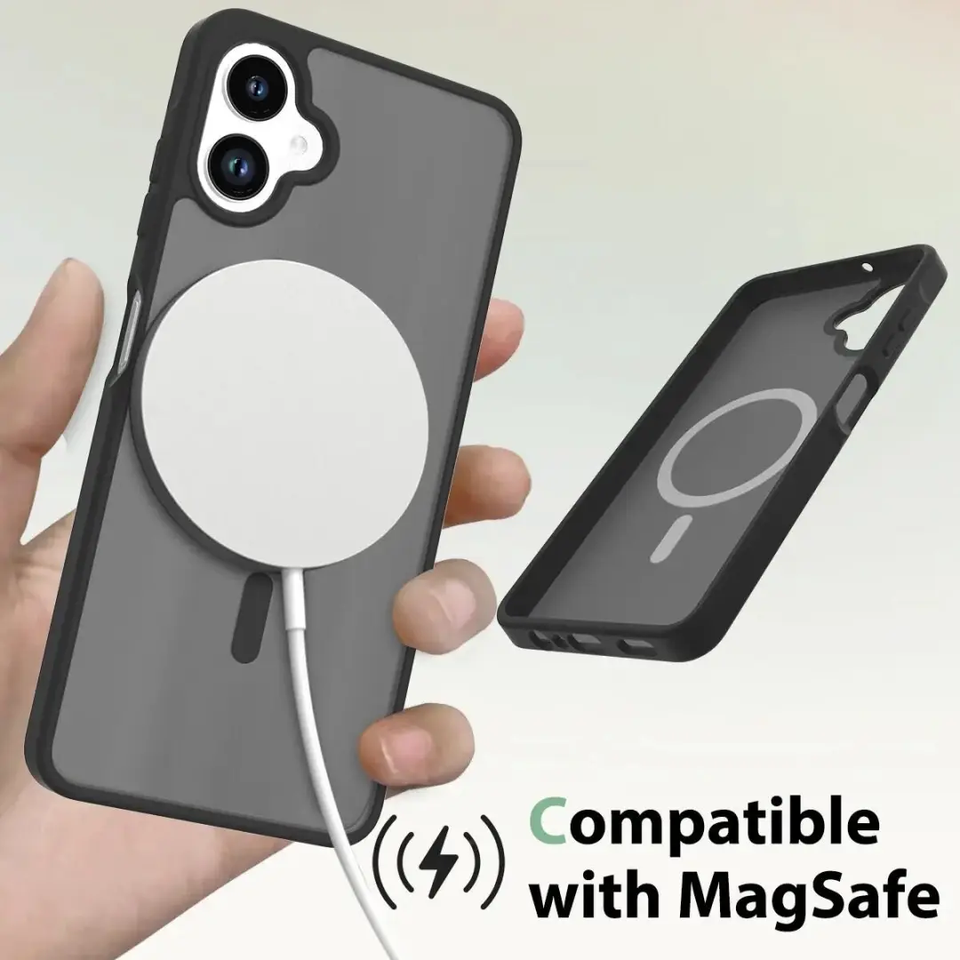 Selected Hoesje Samsung Galaxy A06 MagSafe - Matte Zwart