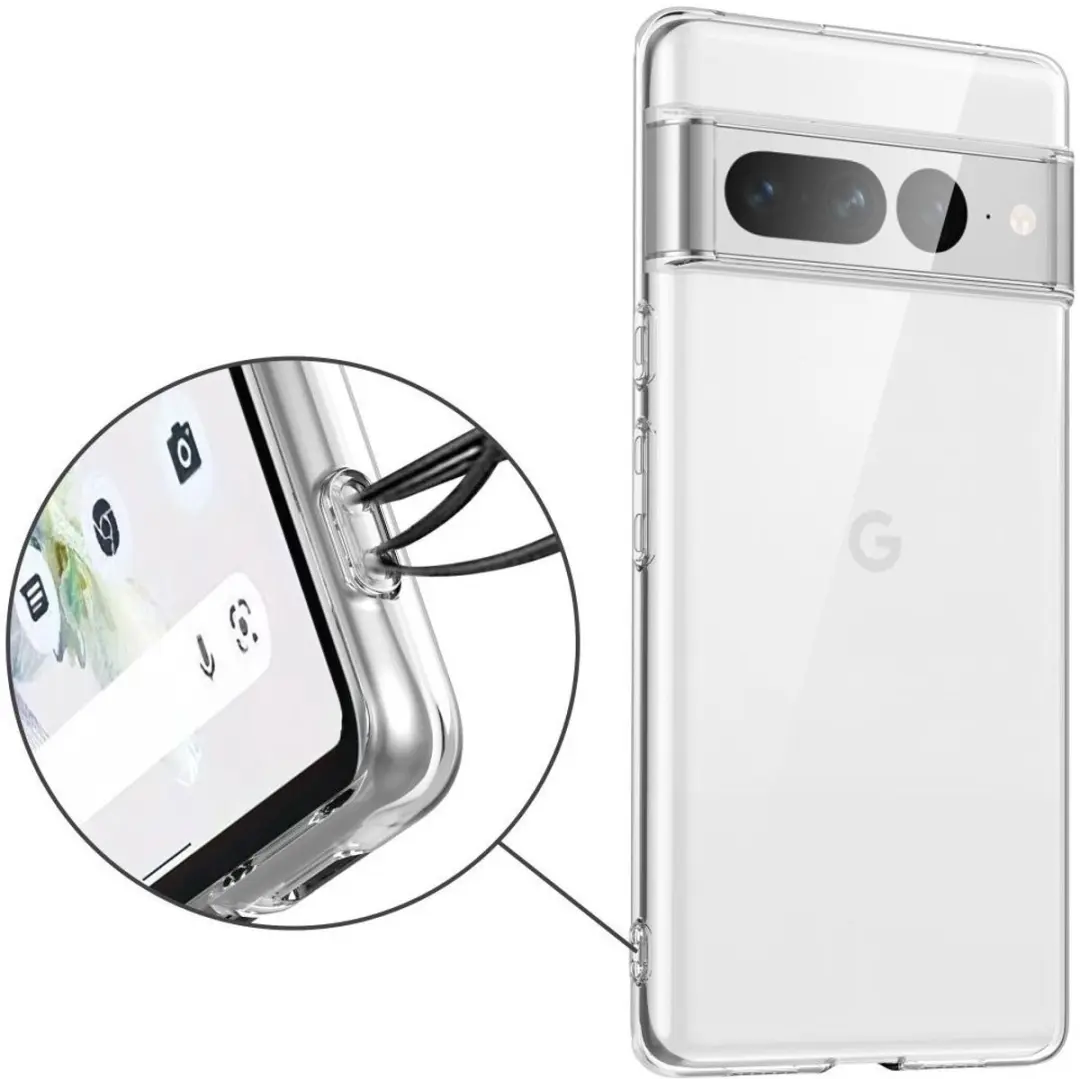 Selected by GSMpunt Transparant TPU Hoesje Google Pixel 7 Pro - afbeelding 6 van 6
