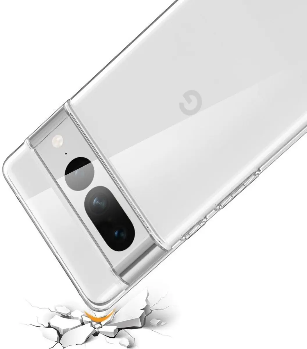 Selected by GSMpunt Transparant TPU Hoesje Google Pixel 7 Pro