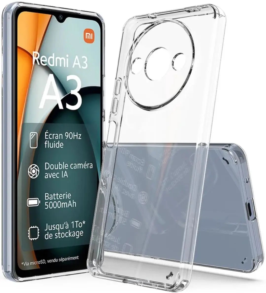 Selected Transparant TPU Hoesje Xiaomi Redmi A3