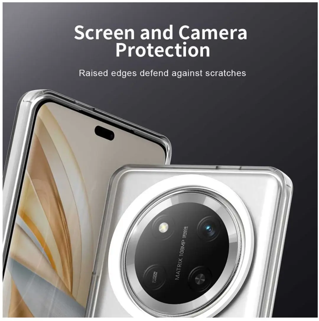 Selected MagSafe Backcover Honor Magic7 Lite - Wit & Transparant