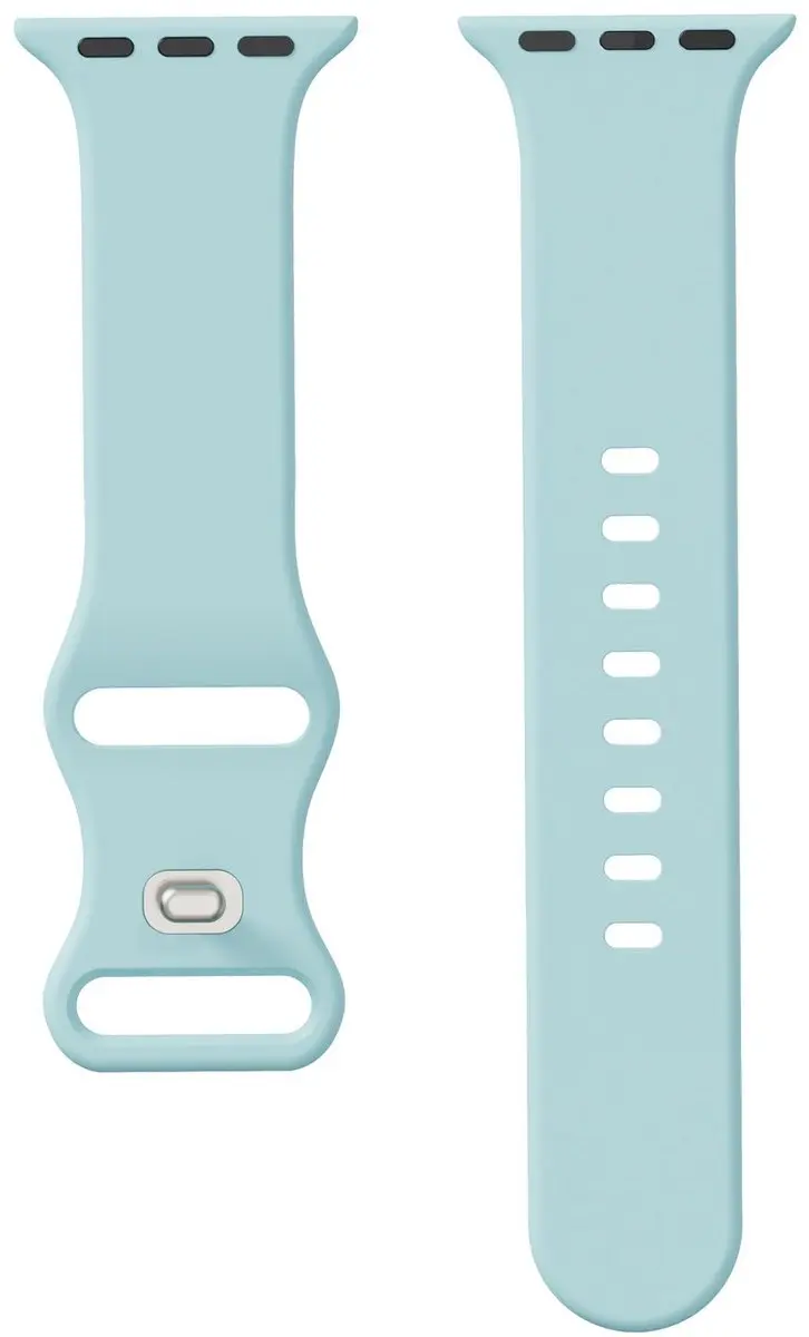 Selected SBG Siliconen Bandje Apple Watch 7 41mm - Blauw/ Groen