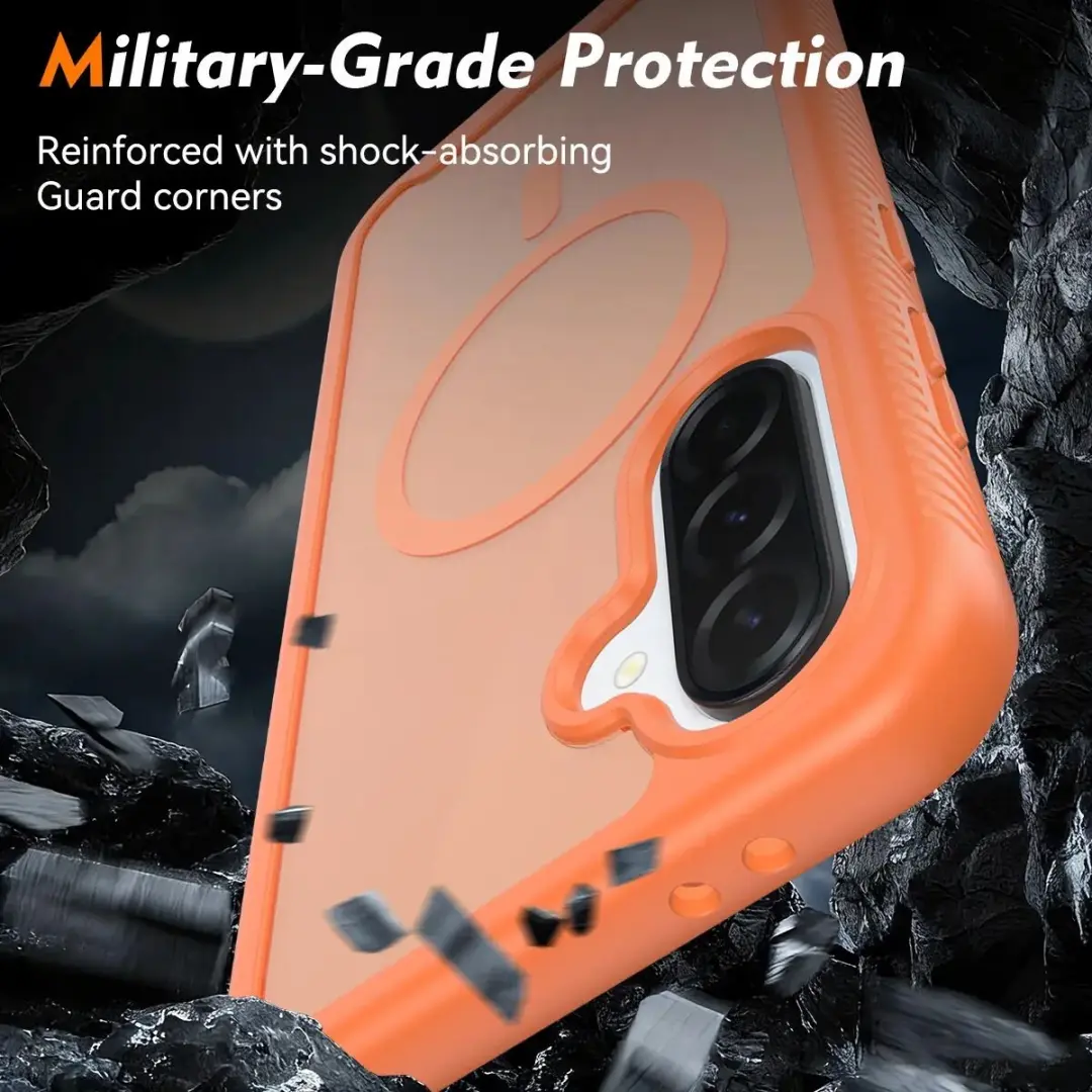 Selected Hoesje Samsung Galaxy A36/A37/A56 Matte Oranje - MagSafe
